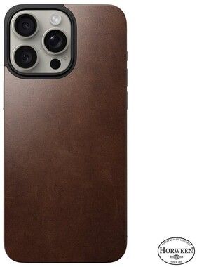 Nomad Magnetic Leather Back (iPhone 15 Pro Max)