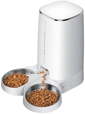 Rojeco Automatic Pet Feeder Double Bowl