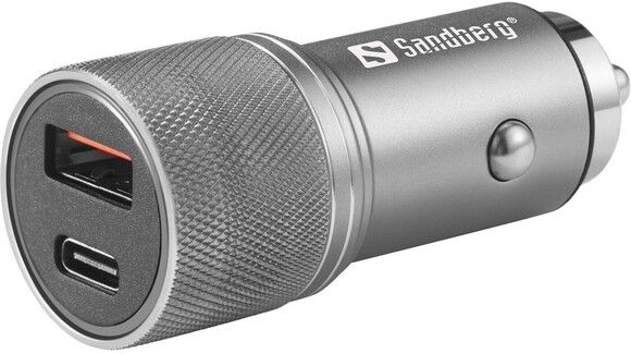 Sandberg Car Charger 1xQC3.0+1xUSBC 48W