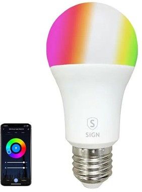 SiGN Smart Dimmable RGB LED Bulb 9W E27