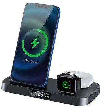 SiGN Wireless Charging Station with Digital Watch
