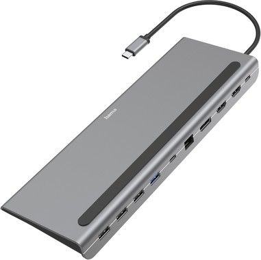 Trasig frpackning: Hama USB-C Dockningsstation 10 Portar