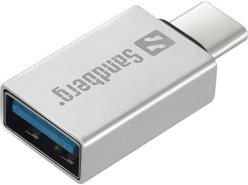 Trasig f�rpackning: Sandberg USB-C till USB-A Dongle
