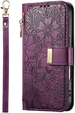 Trolsk Blommigt Pl�nboksfodral (iPhone 15)