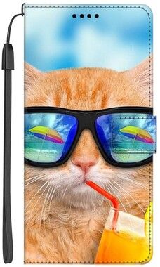 Trolsk Drinking Cat Wallet (iPhone 14 Pro)