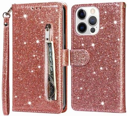 Trolsk Glitter Wallet (iPhone 15 Pro Max)