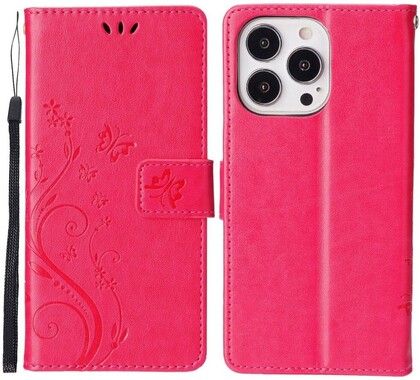 Trolsk Imprint Flower Wallet (iPhone 16 Pro Max)