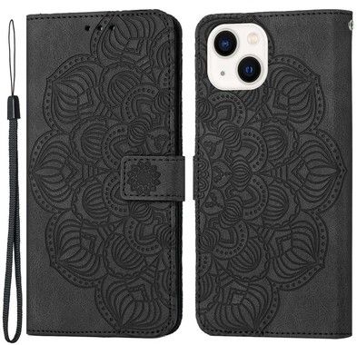 Trolsk Imprint Mandala Flower Wallet (iPhone 14)