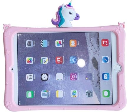 Trolsk Kids Case with strap - Cute Pink Unicorn (iPad mini 6)