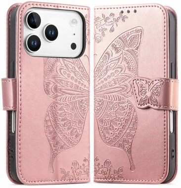 Trolsk Pl�nboksfodral med Fj�ril (iPhone 17 Pro)