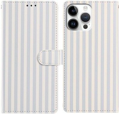 Trolsk Randigt Pl�nboksfodral (iPhone 16 Pro Max)