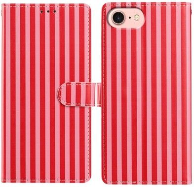 Trolsk Randigt Pl�nboksfodral (iPhone 17e/16e)