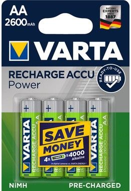 Varta Recharge Accu AA - 4-pack