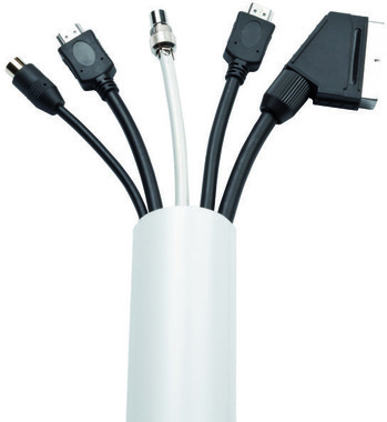 Vivanco Round Cable Trunking 50 x 25mm