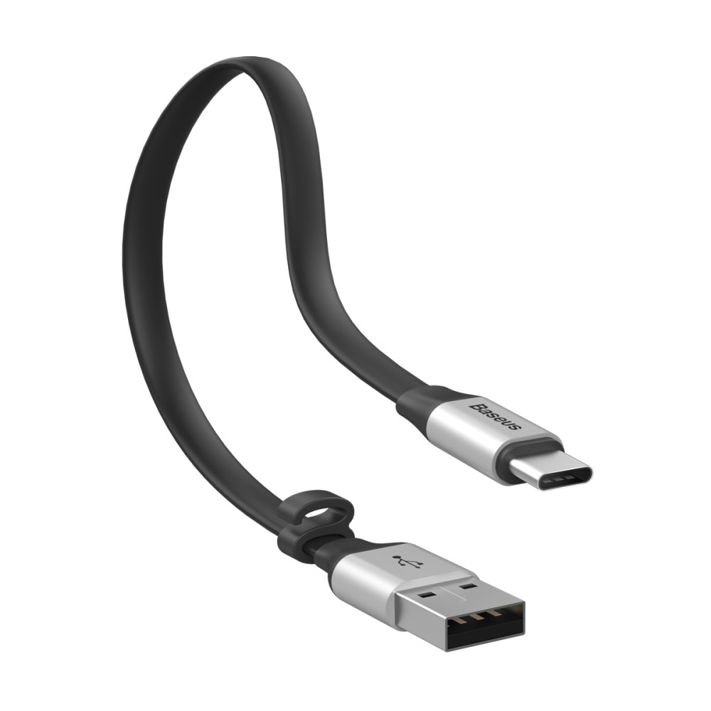 Baseus Portable USB-C Cable - 23 cm - Sølv