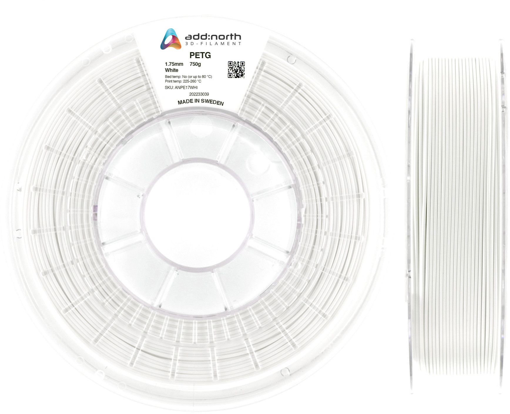 ADDNORTH PETG - white - PETG filament