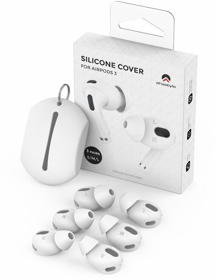 AhaStyle PT66 3 par øretelefonhetter (AirPods 3) - år