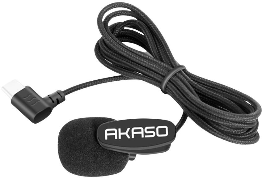 Akaso USB-C microphone for Brave 7 and Brave 8