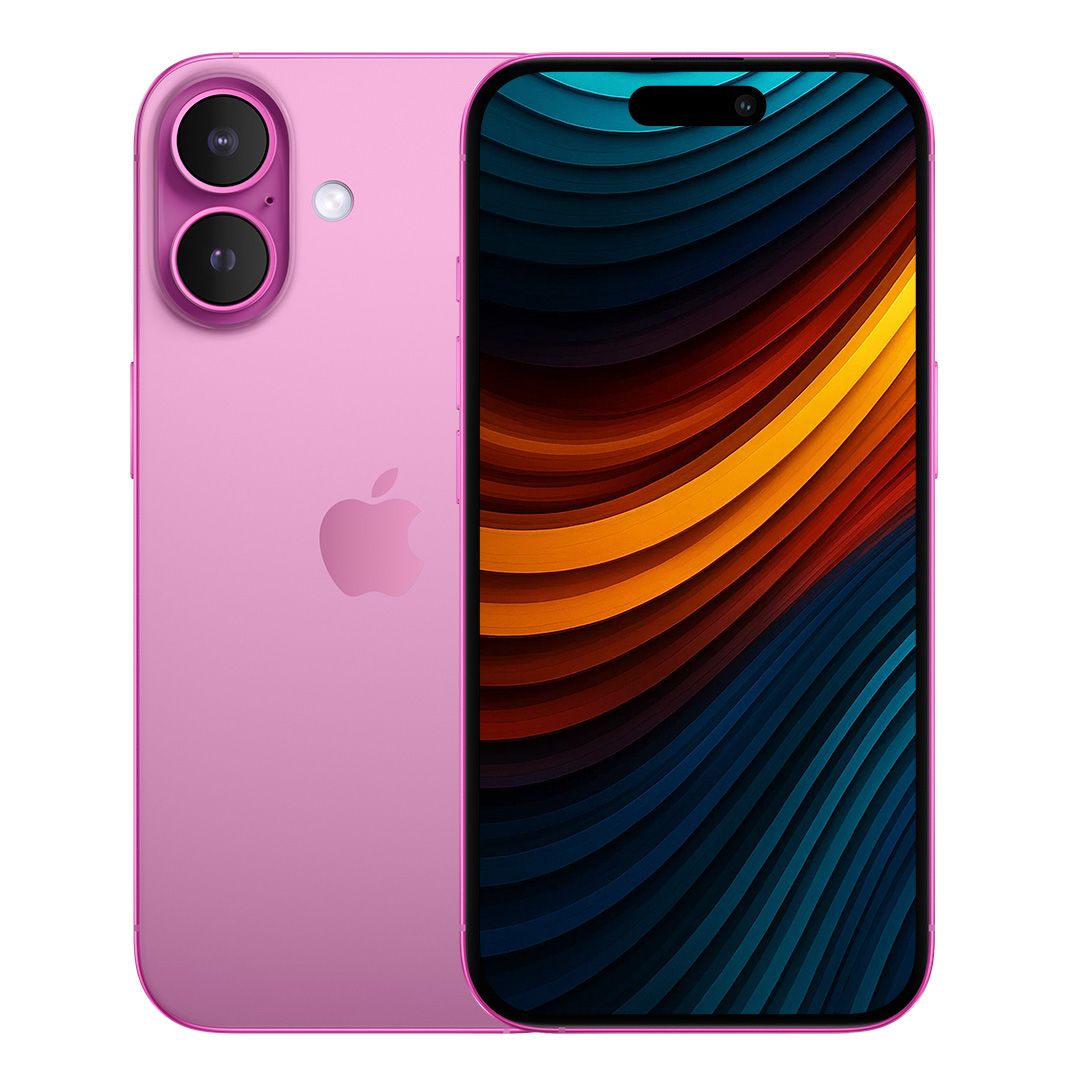 Brukt iPhone 16 med garanti - Utmärkt kosmetisk betingelse - 128GB - Rosa - Nytt batteri