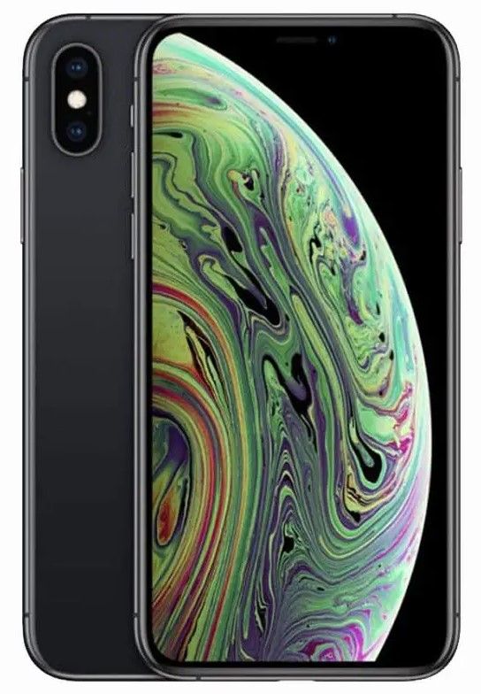 Brukt iPhone Xs Max 1 års garanti - Utmärkt kosmetisk betingelse - 64GB - Mørkegrå