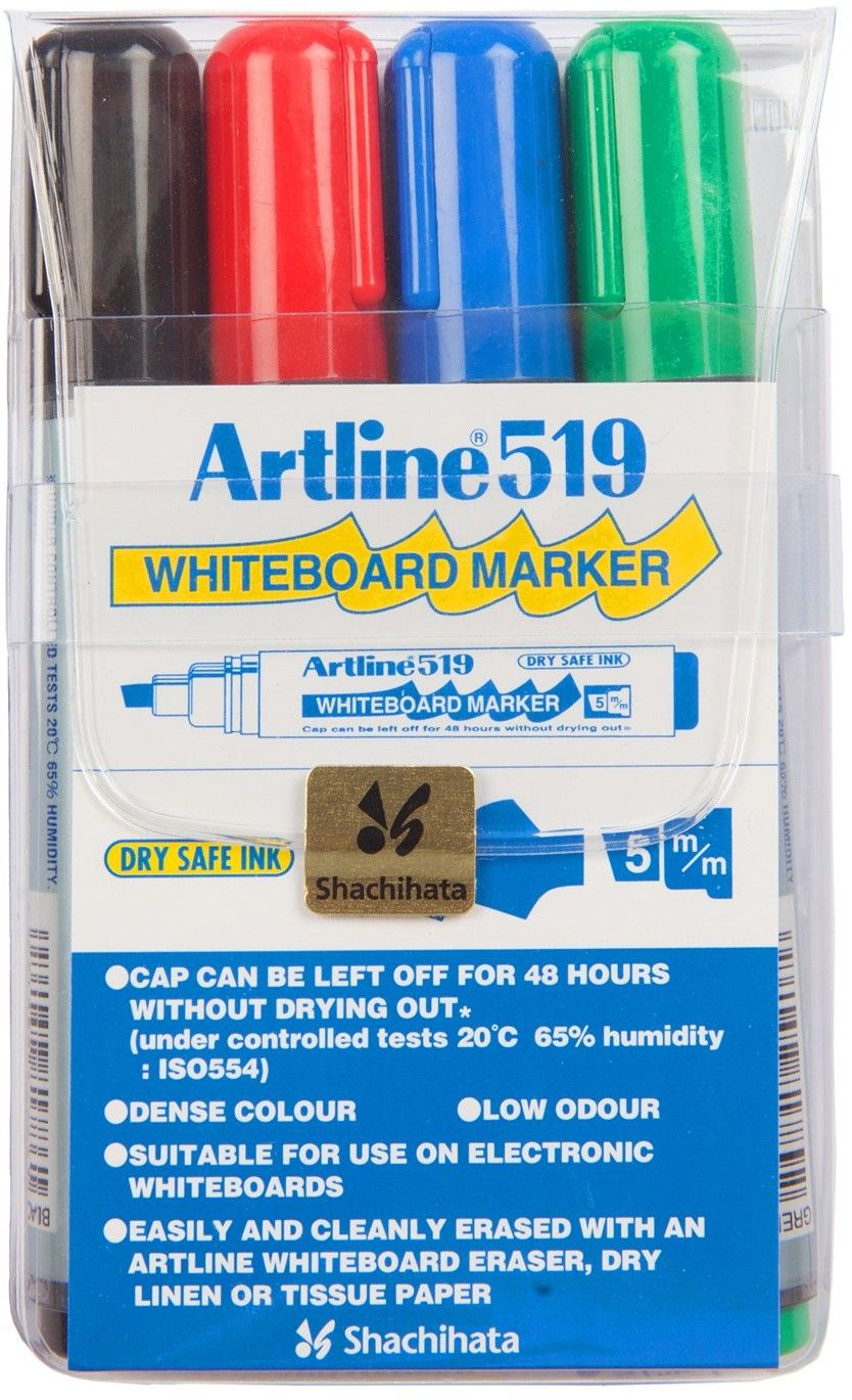 Whiteboard Pen 519 4-set