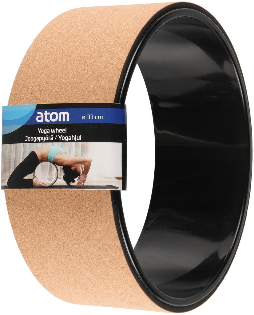Atom Yogahjul i Kork - 33 cm