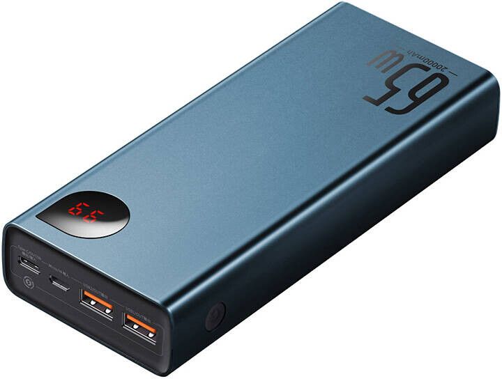Baseus Adaman Nødlader - Blue - 20000 mAh