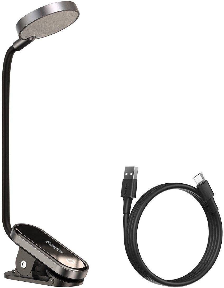 Baseus (DGRAD-0G) Comfort Reading Mini Clip Lamp (dark gray)