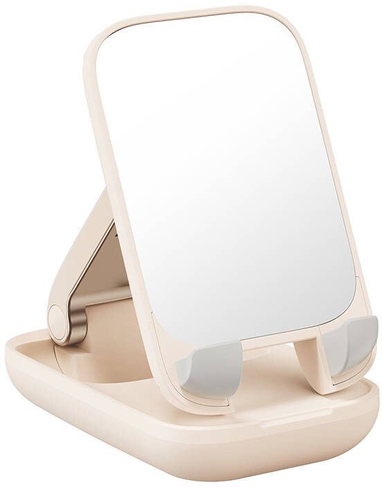 Baseus Folding Phone Stand with mirror (baby pink)
