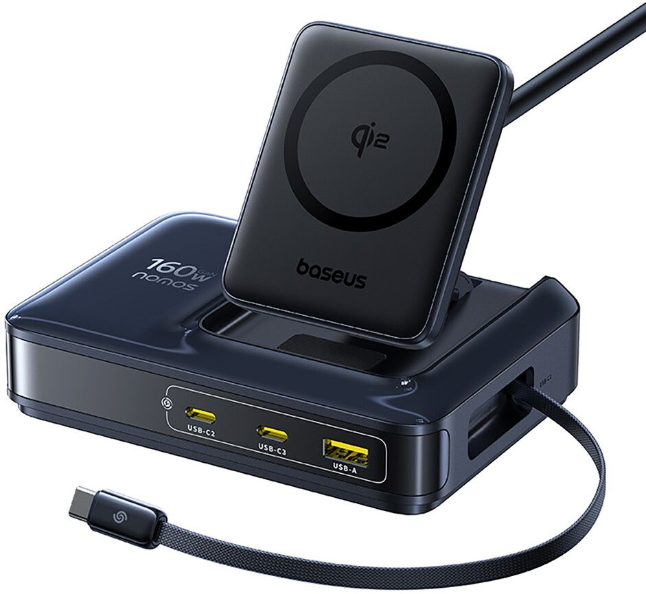 Baseus Nomos NH21 QI2 5-in-1 Wireless Charging Station 160W