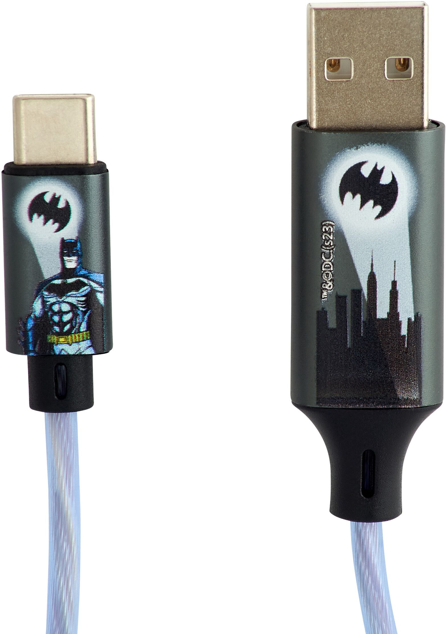 Batman Light-Up USB-A til USB-C-kabel