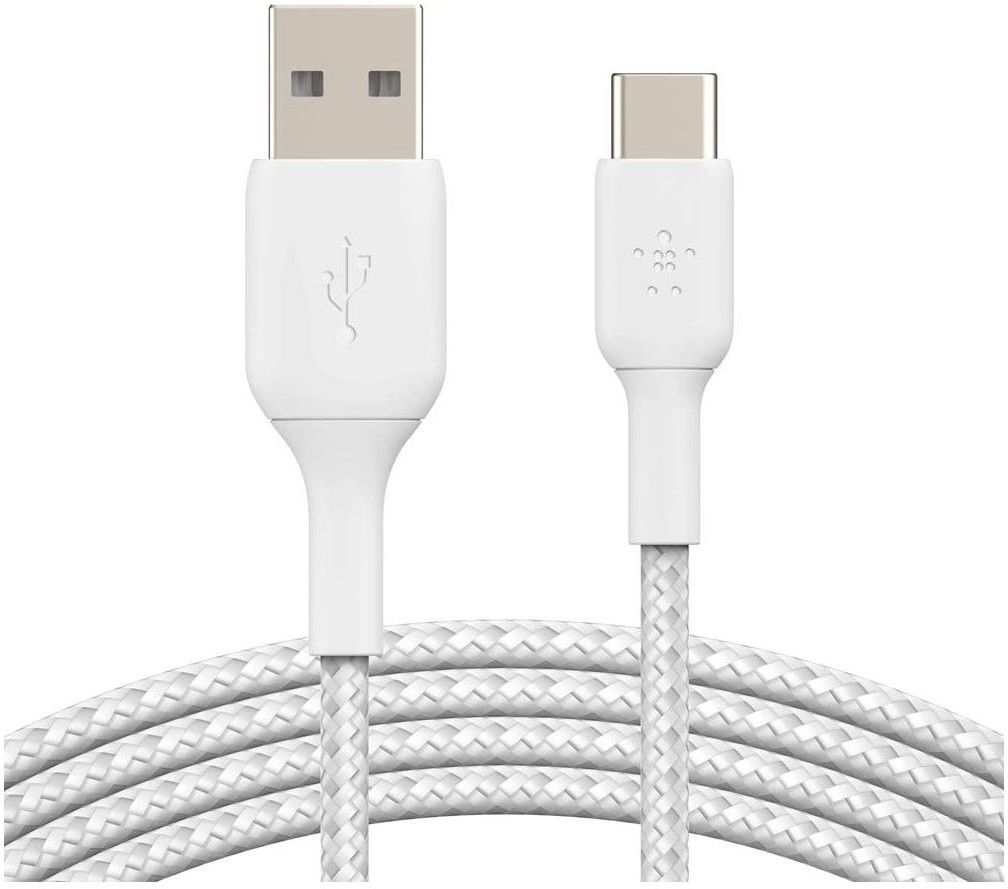 Belkin Boost Charge USB-A to USB-C Cable Braided - Svart 1 meter