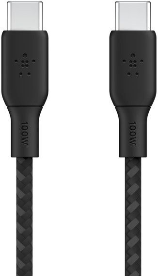 Belkin BoostCharge USB-C til USB-C-kabel 100W - Svart 2 meter