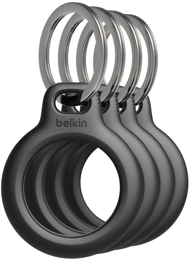 Belkin Secure Holder med nøkkelring (AirTag) - 4-pakning
