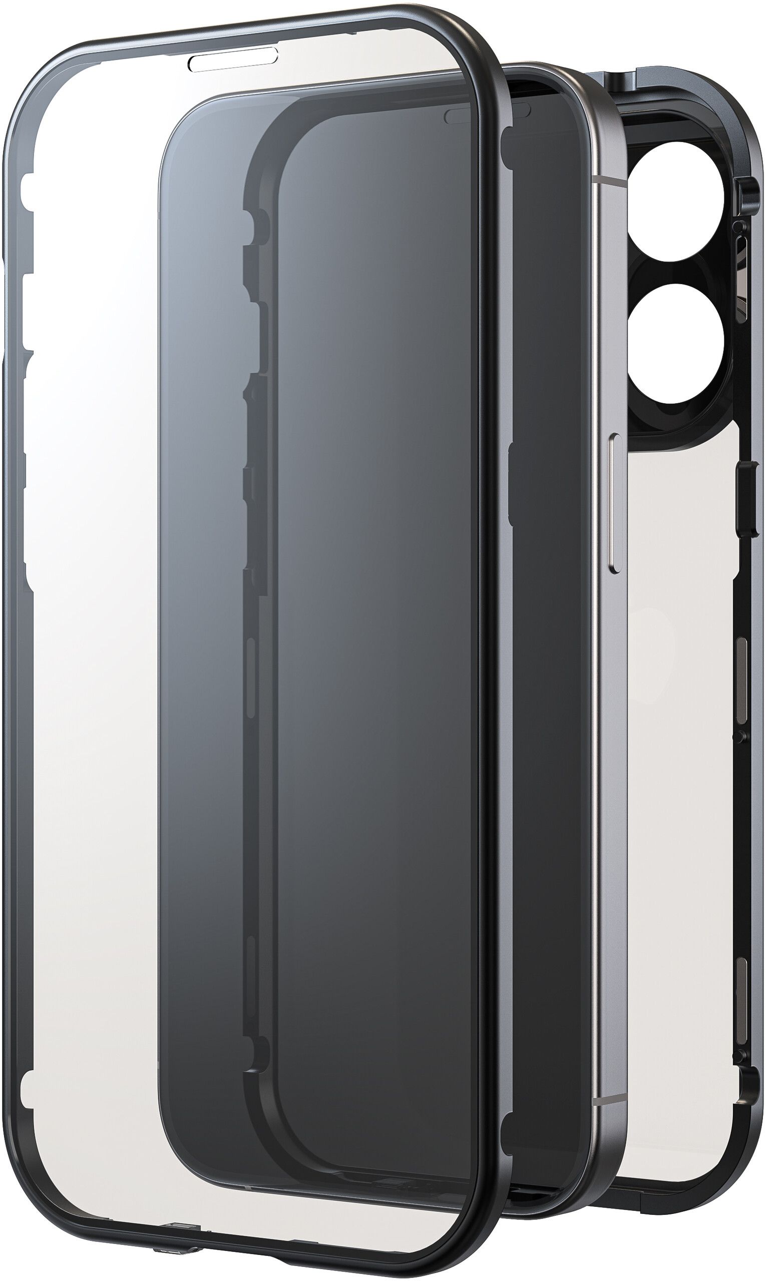 Black Rock 360° glassdeksel (iPhone 15 Pro)
