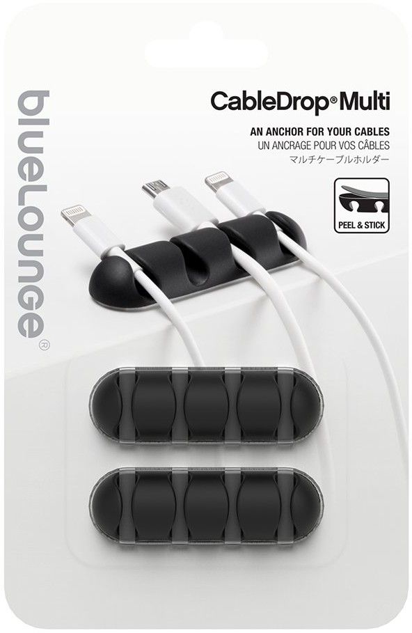 Bluelounge CableDrop Multi - Svart