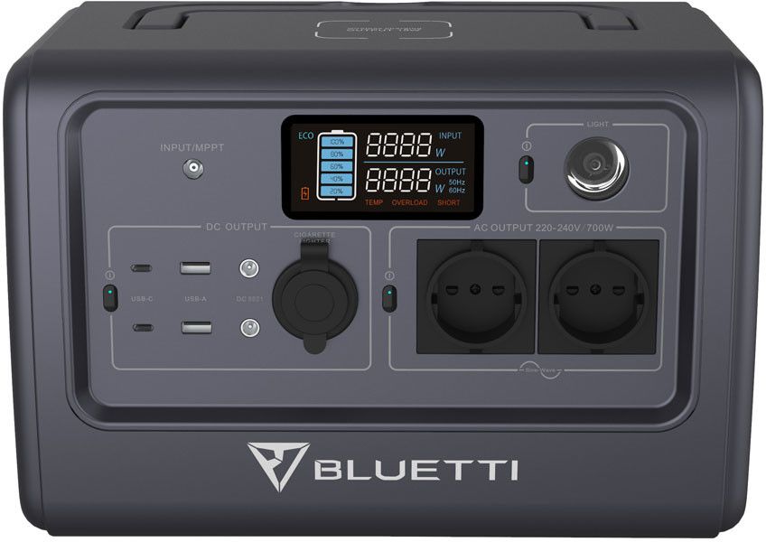 Bluetti PowerOak EB70 Kraftstasjon 716Wh