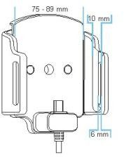 Brodit Aktiv holder for fast installasjon 527628