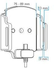 Brodit Aktiv holder for fast installasjon 527629