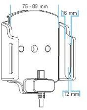Brodit Aktiv holder for fast installasjon 527630