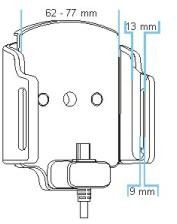Brodit Aktiv holder for fast installasjon 527841
