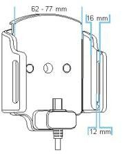 Brodit Aktiv holder for fast installasjon 527842