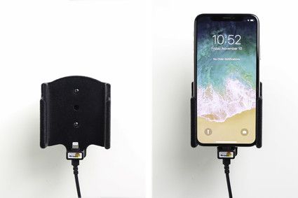 Brodit Aktiv holder med sig-plugg 521997 (iPhone X / Xs)