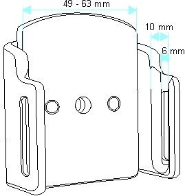 Brodit Passiv holder med kuleledd 511230
