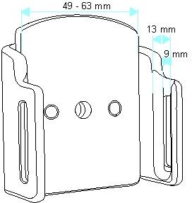 Brodit Passiv holder med kuleledd 511231