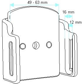 Brodit Passiv holder med kuleledd 511232