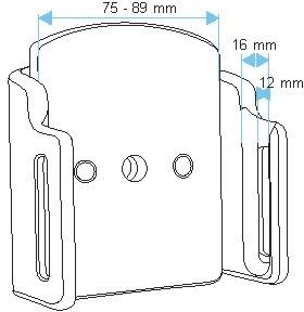 Brodit Passiv holder med kulesvivel 511484