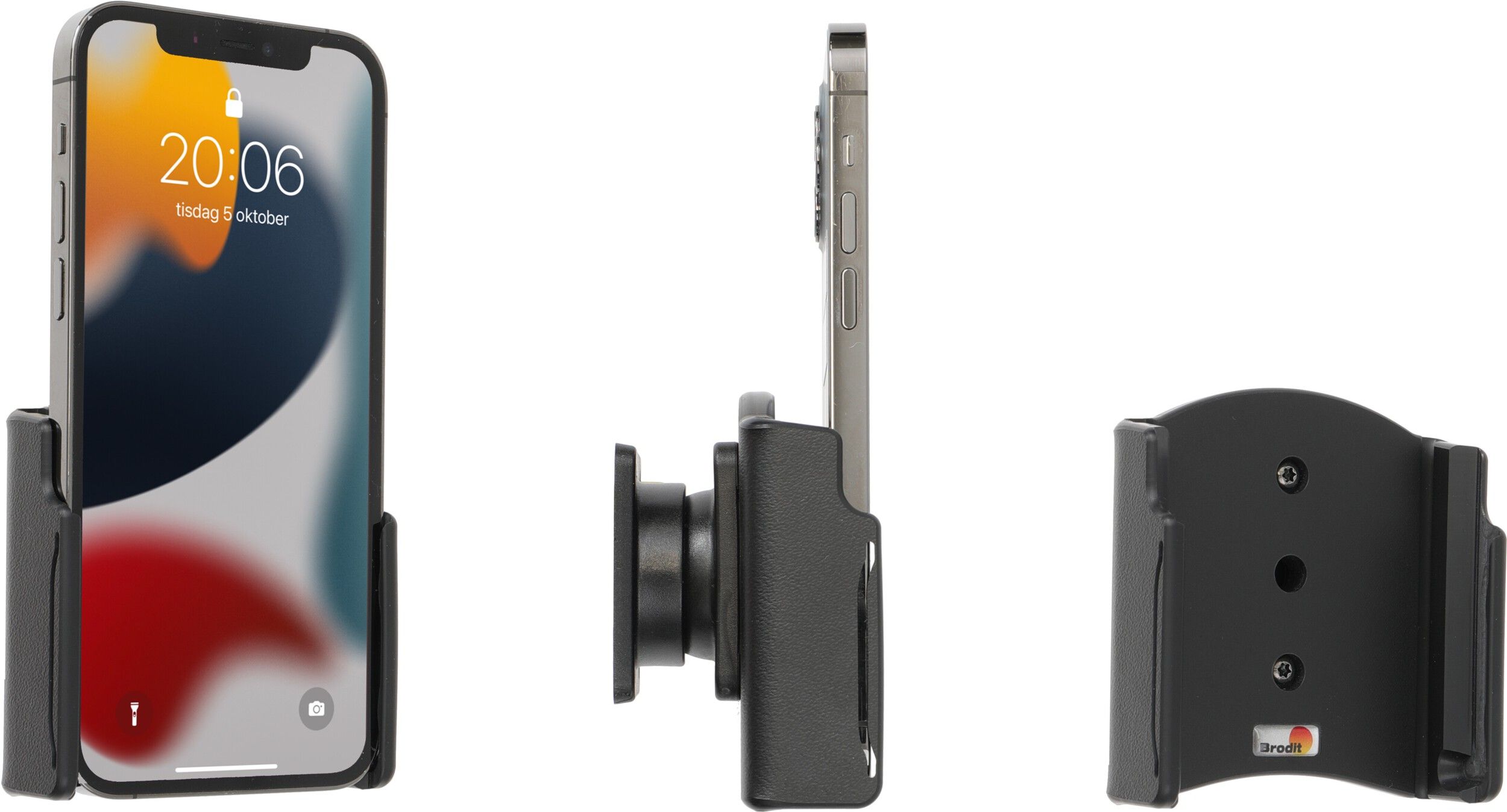 Brodit Passiv holder med vippsving 711276 (iPhone 13/13 Pro)