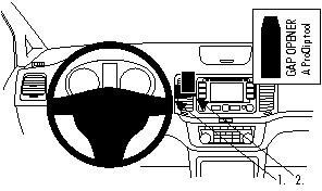 Brodit ProClip 804221 für Volkswagen Caddy / Caddy