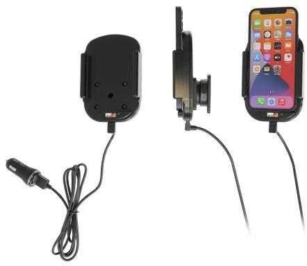 Brodit Active Qi holder med cig-plug 718234 (iPhone 12 mini)